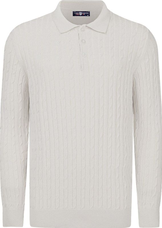 Jimmy Sanders - Trui - Ecru - 100% Katoen - Heren