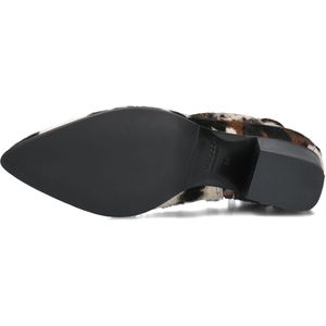 Lina Locchi - AV 230 - Enkellaarsjes - Veelkleurig - Ponyhair met Dierenprint