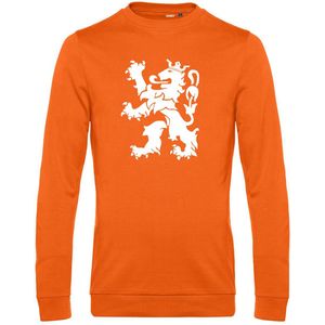 Sweater Holland Leeuw Groot Wit | Oranje Shirt | Koningsdag Kleding | Oranje | maat XXL