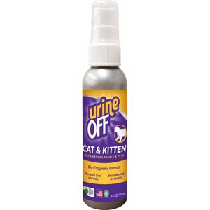 Urine Off Kat - Kitten Urine Vlek en Geurverwijderaar - Spray - 118 ml