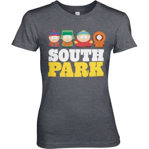 South Park Girly Tee Damen T-Shirt Dark-Heather-M