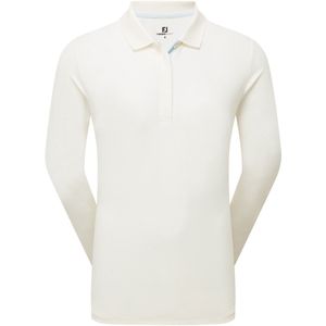Footjoy ThermoSeries Langemouw Golfpolo Off White