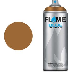 Molotow Flame Blue - Spray Paint - Spuitbus verf - Synthetisch - Lage druk - Matte afwerking - 400 ml - ochre brown