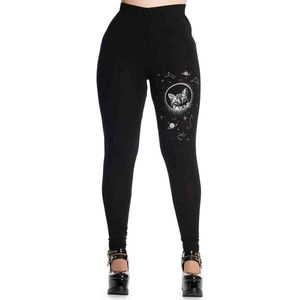 Banned - SPACE CAT Legging - 2XL - Zwart