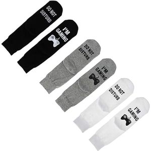 Leuke kerstcadeaus - Nieuwigheid Spelsokken - 6 paar - Kerstsokcadeaus - Waarschuwingssokken - Kerstcadeaus voor mannen Tienerjongens Kinderen Volwassenen