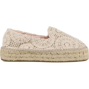 Manebi Espadrilles Female / Instappers / Damesschoenen - Canvas - G43D0 - Gebroken wit - maat 36