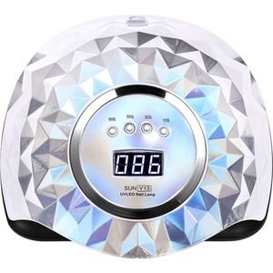 Taajirun - Nageldroger-248W LED-nagellamp-met 60 lampkralen-UV-licht voor nagels Gel Polish Snellere uithardingslamp-Automatische sensor-Thuis salon-voor vingernagel en teennagel-4 Timer