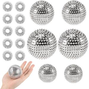 Set van 6 Magnetische Acupressuurballen voor Hand- en Voetmassage