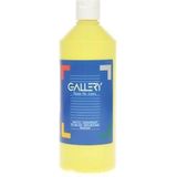 Gallery plakkaatverf, flacon van 500 ml, lichtgeel