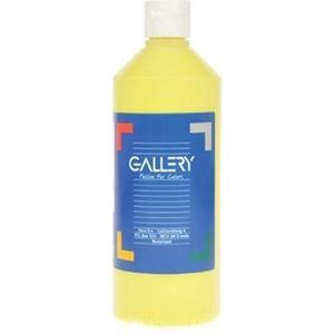 Gallery plakkaatverf, flacon van 500 ml, lichtgeel