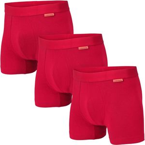 Undiemeister Boxershort Heren - Bright Sunrise (Rood) - 3-Pack - Mellowood Tencel - Ademend, Anti-Bacterieel & Naadloos Ondergoed - Premium Onderbroeken Heren - Maat XXXL