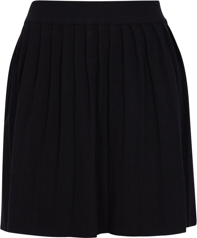 MYMO - Plooirok - Zwart - Kort/mini - Normale Pasvorm