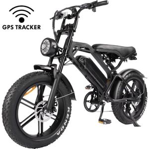 Beefly V20 - Model 2024 - Fatbike - 250W - 15AH - Hydraulisch remmen - Zwart - Incl. GPS tracker met meldkamer