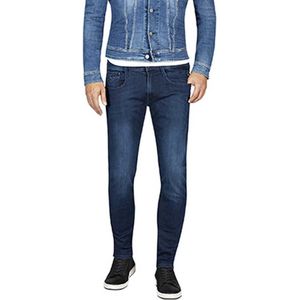 Replay Heren Jeans Broeken Anbass slim Fit Blauw 40W / 36L Volwassenen
