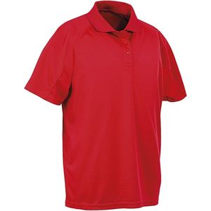 Senvi Sports - Impact Aircool Sport Polo - Kleur Rood - XXS - Unisex