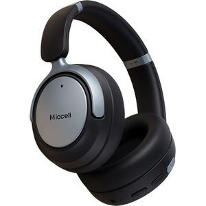 Over Ear Koptelefoon - Noise cancelling hoofdtelefoon - Headphones met Microfoon - ENC - Bluetooth 5.3 - Inklapbaar & 70 uur batterij
