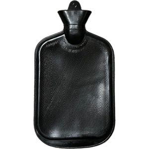 Warmwaterkruik - Zwart - Rubber - 37 x 20 x 2 - 1.5L - Kruik - Warm Blijven