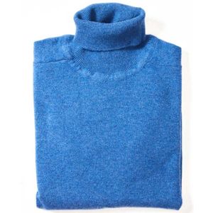 Osborne Knitwear Trui met rolkraag - Lamswol - River - 3XL