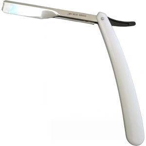 Belux Surgical Instruments - Italy Style Razor - Wit - Barbiermes - Shaving Razor voor mannen - Zonder mesjes