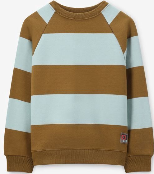 Sissy-Boy - Donkergroene Sweater - Vesten - Met Strepen