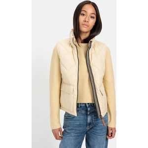 Camel Active - Gewatteerde Bodywarmer - Camel - Gerecycled Polyester