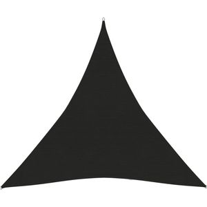 vidaXL-Zonnezeil-160-g/m²-3,6x3,6x3,6-m-HDPE-zwart