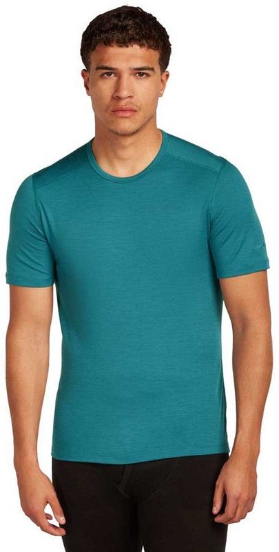 Icebreaker - Merino 200 Oasis Crewe - Korte Mouwen Basislaag - 100% Merinowol