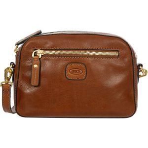 Bric's | 05942 - Volterra Leren dames schoudertas - Cognac