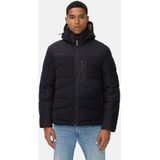 camel active Gewatteerde jas met afneembare capuchon - Maat menswear-48 - Marineblauw