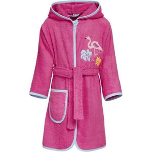 Playshoes - Badjas voor meisjes - Flamingo - Roze - maat 86-92cm