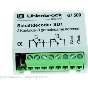 Uhlenbrock - Sd1 Schakeldecoder (Uh67500) - modelbouwsets, hobbybouwspeelgoed voor kinderen, modelverf en accessoires