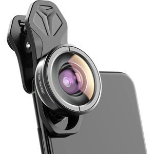 DrPhone APL7 170° Super Groothoeklens – HD Lens – Smartphone Lens – Brede kijkhoek - Zwart
