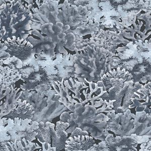 Homestyle - Behangpapier - Koraal - Behang - Donkerblauw - 0,53 x 10 M.