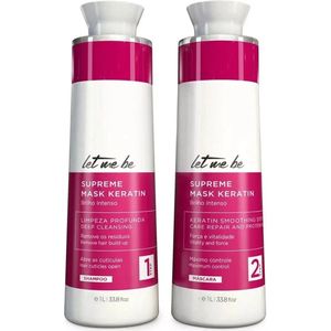 Let Me Be | Supreme Mask Keratin | Shampoo And Hair Mask | (2x) 1000 ml