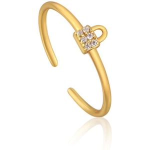Ania Haie Under Lock & Key AH R032-02G Dames Ring One-size