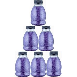 Claudius Badzout Lavendel - 375 gram - Fles met zwarte dop - Set van 6 stuks