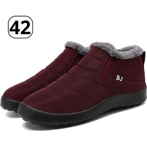 Livano Antislip Sneeuwboots - Snowboots - Wintersport Sneeuwschoenen - Ski Gadgets Voor Heren - Maat 37-37.5 - Bordeaux Rood