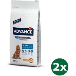 2x14 kg Advance adult medium hondenvoer