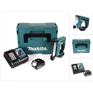 Makita DST 221 RM1J 18 V Li-ion accu tacker in Makpac + 1x BL 1840 B 4,0 Ah Li-ion accu + DC 18 RC lader