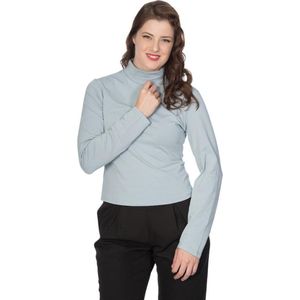 Dancing Days Longsleeve top -S- JERSEY TURTLE NECK Blauw