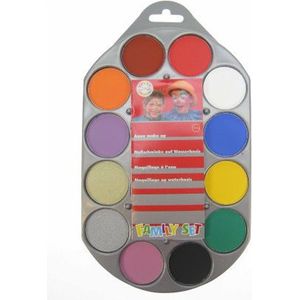 Familyset pallet aqua 12 kleuren