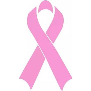 GoedeDoelen.Shop | Auto Sticker Pink Ribbon | Scootersticker | Laptopsticker | Cancer Awareness | Pink Ribbon | Borstkanker | Weerbestendig