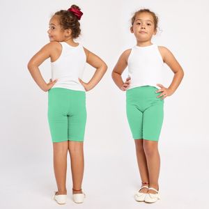 Merry Style MS-MS10-132-LE Meisjes Leggings - Sport - Vrijetijdsbroek - Kort – Viscose - Sporbroek - Yogabroek - Munt - 158