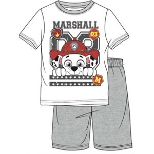 Paw Patrol Pyjama met korte mouw - wit - Maat 116
