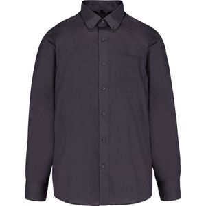 Kariban Heren non-iron overhemd lange mouwen K537 - Zinc - XXL