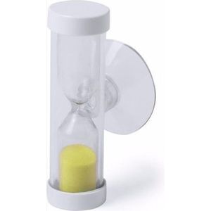 *** Badkamer/Tandenpoetsen-Zandloper - 2 Minuten - Geel - Douche - van Heble® ***