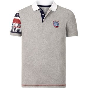 Jan Vanderstorm herren Poloshirt - 52/54 - zilvergrijs