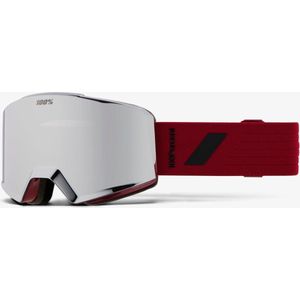 100% Ski Goggles Norg - Bison - Mirror Silver Lens - L