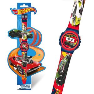 Hot Wheels Digitaal Pols Horloge voor Kinderen - Klok kijken - Cadeau
