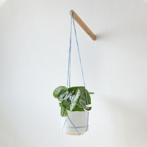Wall Plant Hanger - Loop Living - Light Blue - Zonder pot